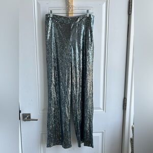 A New Day | Silver Sequin Pants | Size 6